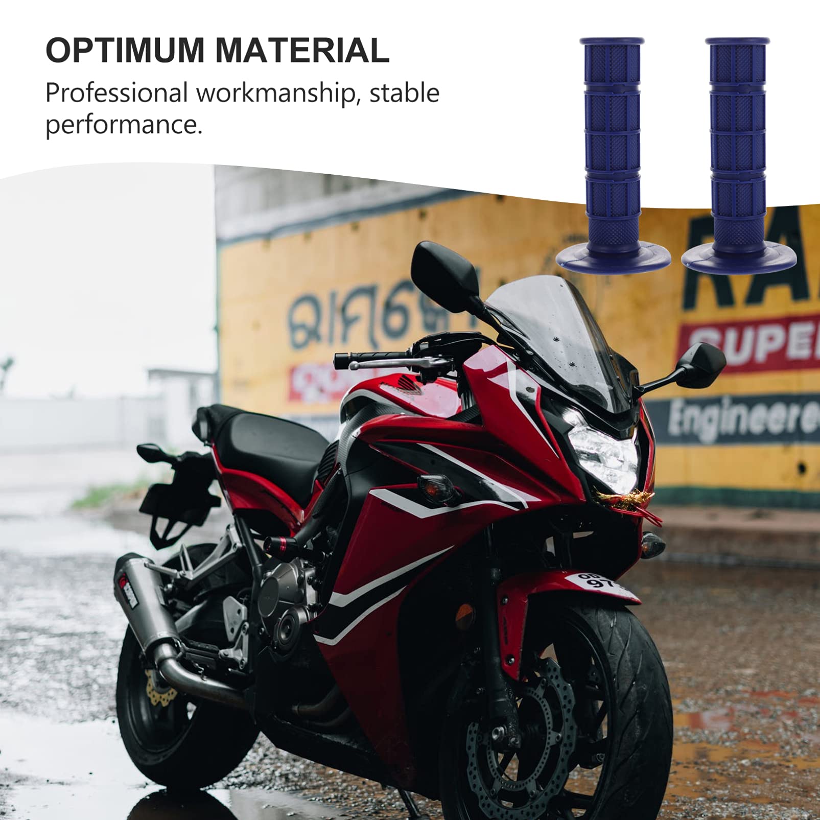 FAVOMOTO Motorcycle Throttle Cable Kit - Thumb Accelerator & Grip for Smooth Riding
