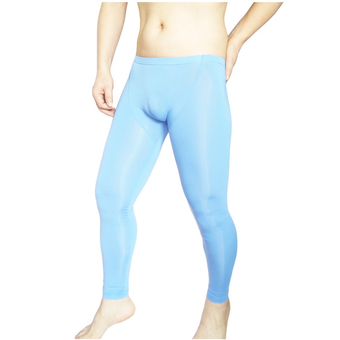 Men's Thermal Underwear - No Pouch Long Johns, Silky Leggings for Cold Weather | Winter Base Layer for Outdoor Activities & Lounge Wear