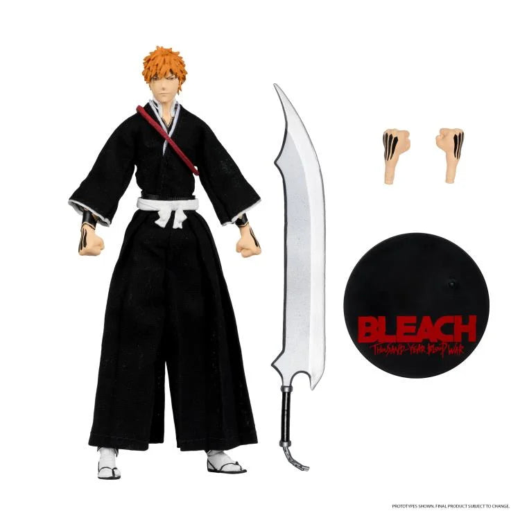 Ichigo Kurosaki Action Figure - Bleach: Thousand-Year Blood War Anime Collectible by McFarlane Toys - Perfect for Anime Fans, Display & Gift Giving