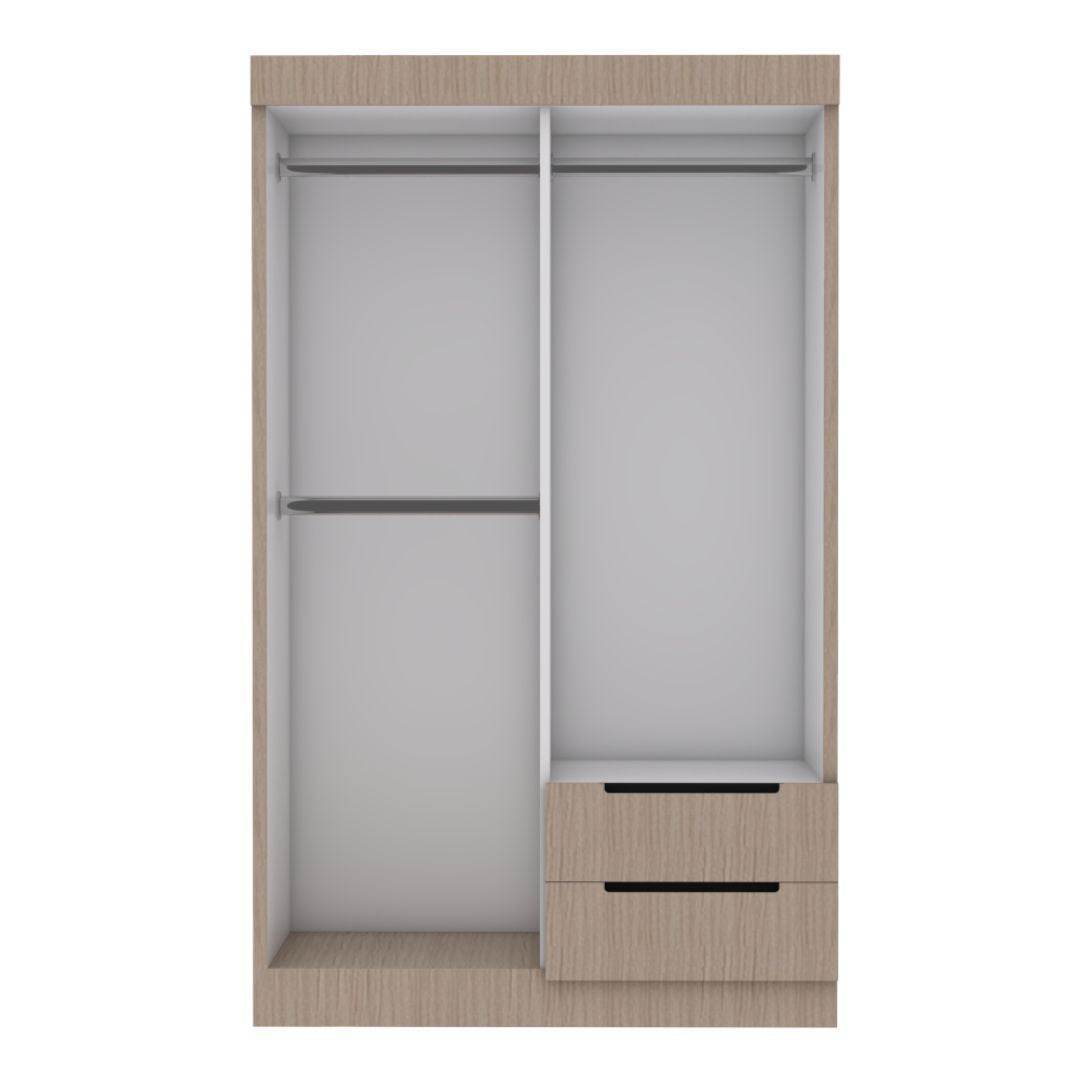 Harrison 4 Door Open Wardrobe Closet - Spacious Storage for Bedroom, Living Room & Walk-In Closet Organization