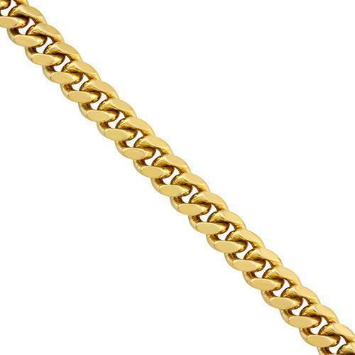 14K Yellow Solid Gold Men's Cuban Link Bracelet 6mm - Luxury Jewelry for Men, Perfect for Gifts, Parties & Everyday Wear
