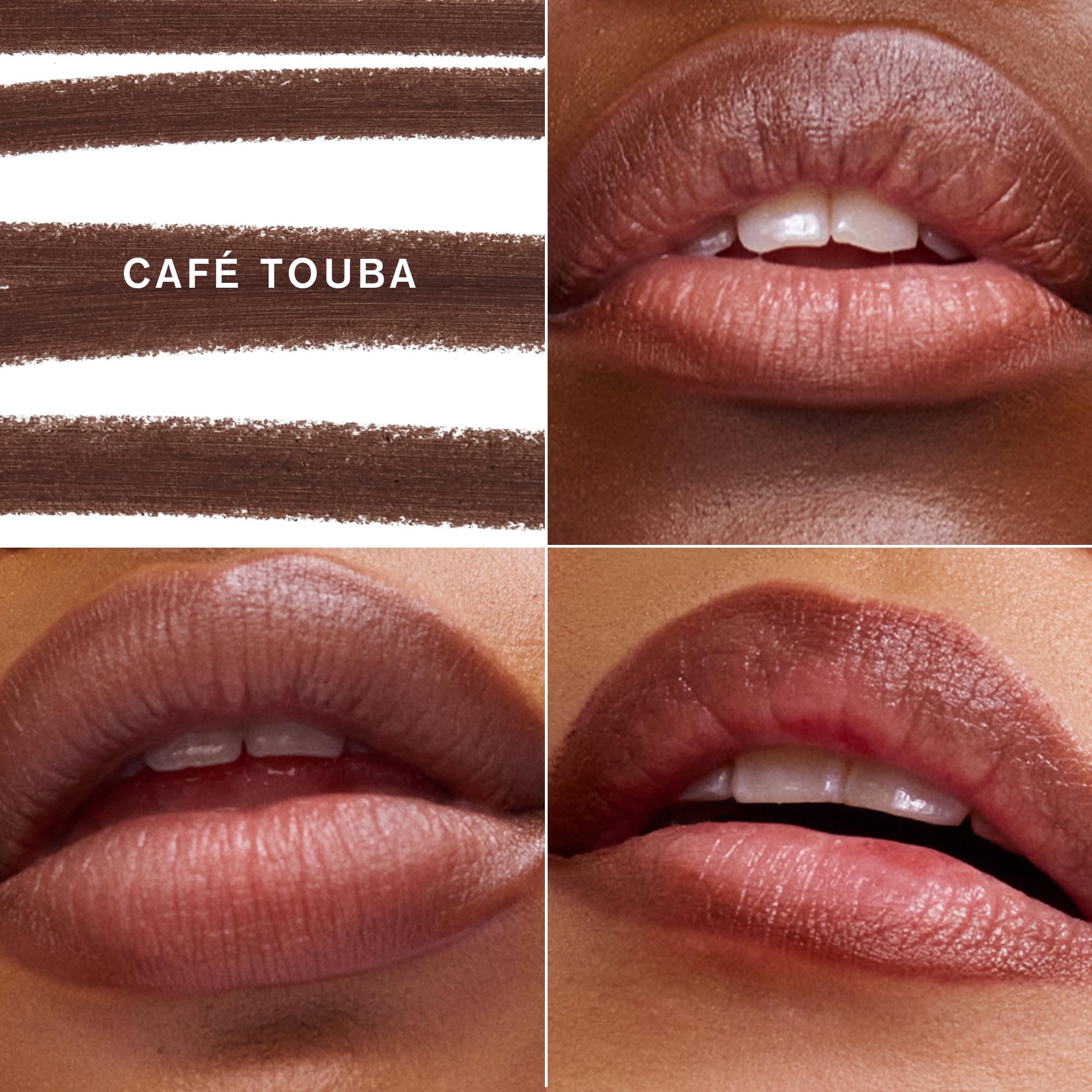 AMI COLÉ Soft Shape Lip Liner - Cafe Touba Shade | Long-Lasting & Creamy Lip Pencil for Precise Definition | Perfect for Everyday Wear & Night Out Makeup