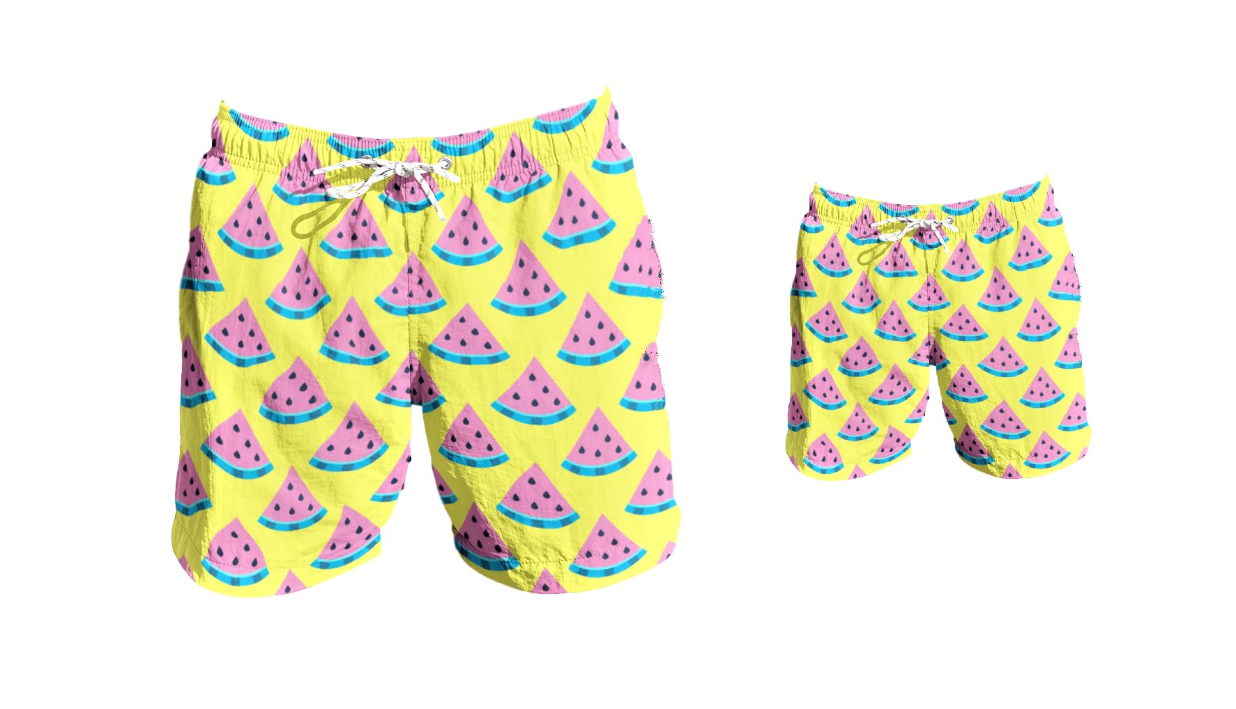 **Father & Son Matching Swim Trunks - Quick-Dry Swim Shorts for Beach, Pool & Vacation - Family Swimwear Set**