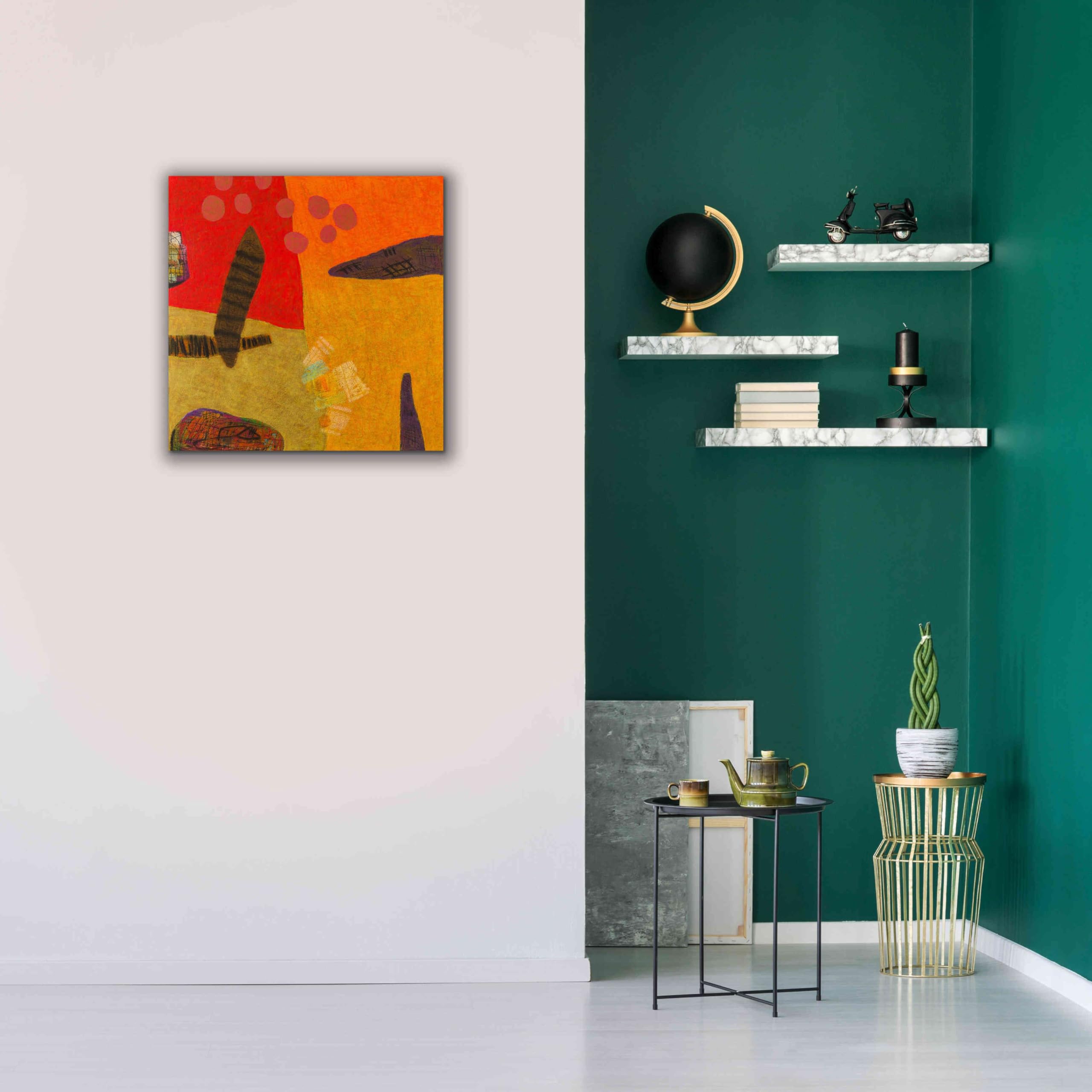 Epic Graffiti 'Conversations in the Abstract 29' by Downs - Premium Giclee Canvas Wall Art Print 26