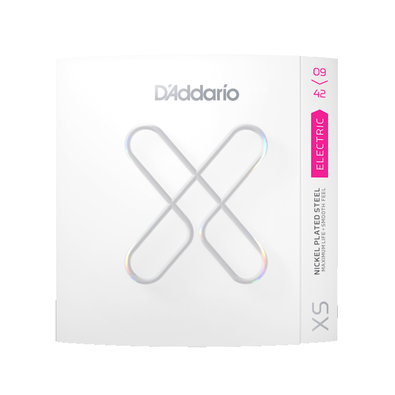 D'Addario XSE0942 Super Light Coated Electric Guitar Strings 09-42 Gauge - Perfect for Rock, Blues & Studio Recording