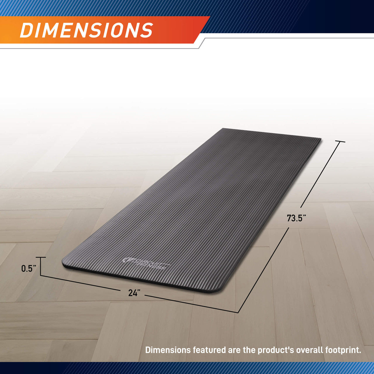 Premium 12mm Thick Exercise Mat for Yoga, Pilates & Home Workouts - Non-Slip Fitness Mat in Multiple Colors | Ideal for Gym, Studio & Home Use