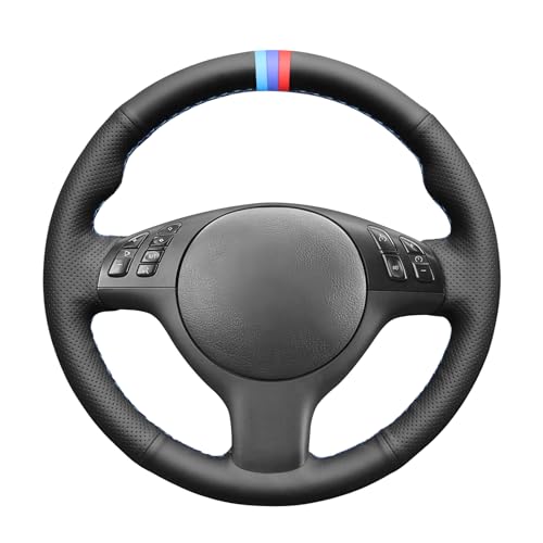 microfiber leather + M stripe