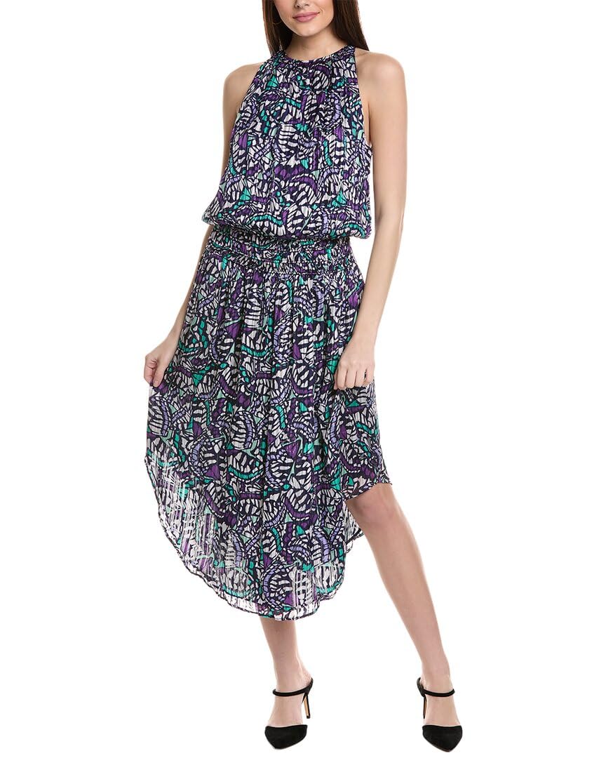 Ramy Brook Butterfly Print Audrey Maxi Dress - Flowy Summer Dress for Women, Elegant Floral Long Dress for Beach, Wedding & Special Occasions