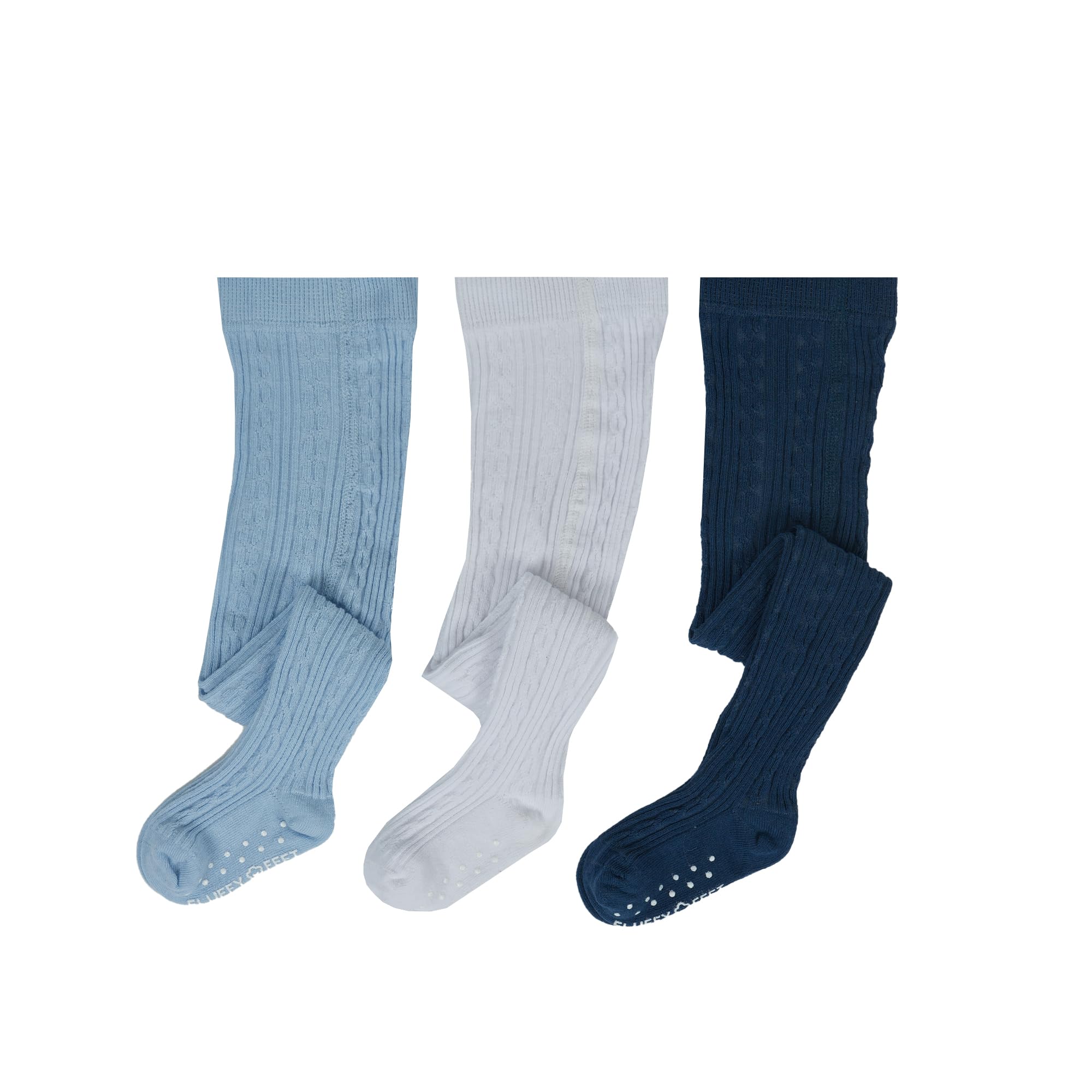 **Unisex Baby Tights - 3 Pack Soft Cotton Thick Leggings with Anti-Slip Sole for Boys & Girls | Seamless & Comfortable for Playtime, Daycare & Winter Wear**