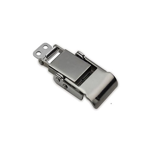 1PCS Stainless Steel Elastic Damping Buckle - Secure Lock Hasp for Wooden Boxes, Medical Cases & Storage Containers | Durable Box Latch for Home, Office & Travel Use