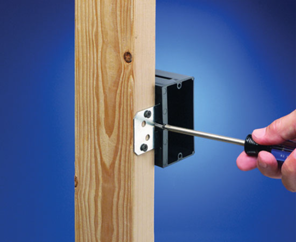Adjustable Electrical Outlet Box for New Construction - Easy IN/OUT Installation - Perfect for Home Renovation & DIY Projects