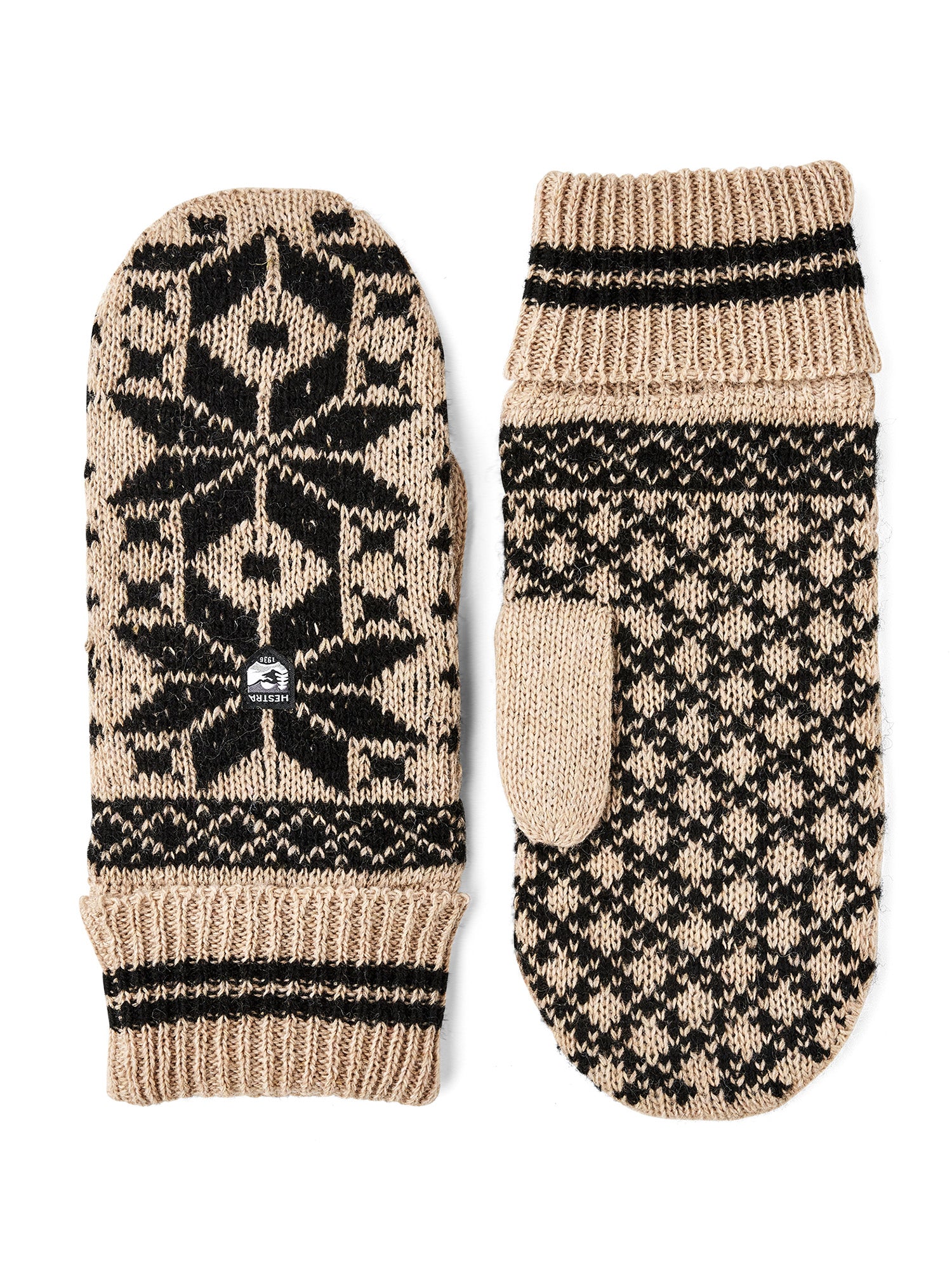 Isvik Wool Mittens - Warm Winter Gloves for Men & Women - Soft & Durable Knitted Hand Protection for Cold Weather - Perfect for Skiing, Snowboarding & Outdoor Activities