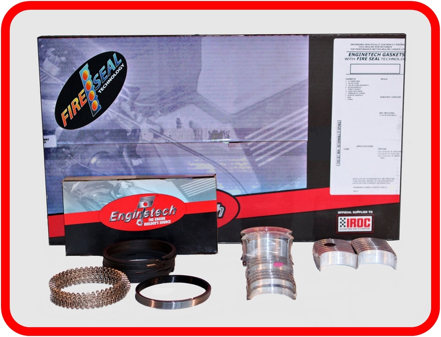 1995-1997 Ford BBF 460 7.5L OHV V8 Engine ReRing Kit with Full Gasket Set & Bearings - Complete Engine Rebuild Solution for Restoration & Performance Upgrades