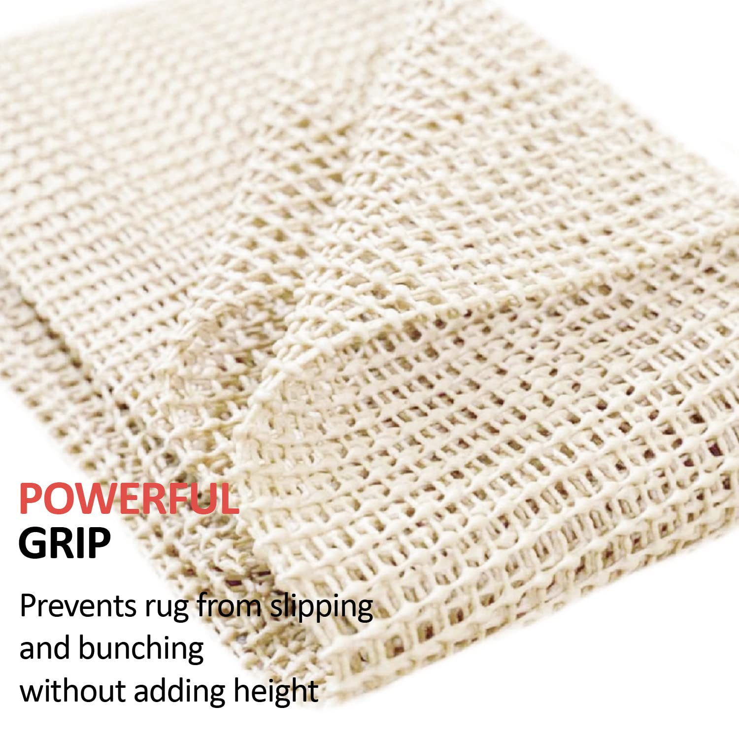 Non-Slip Rug Pad - Strong Grip for Home & Office Safety