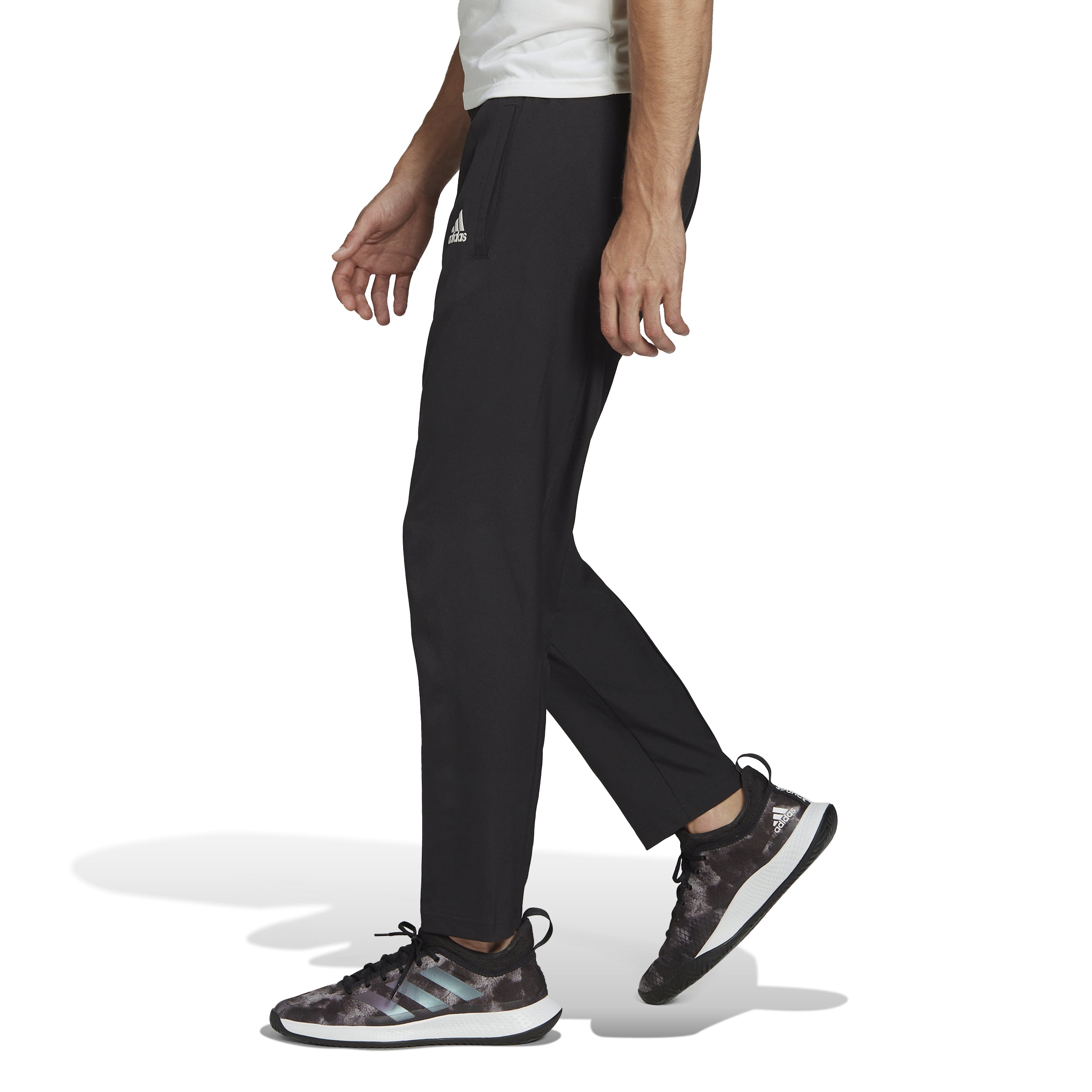 adidas Men's Melbourne Stretch Woven Pants - Black H67150 | Comfortable Athletic Joggers for Running, Gym & Casual Wear