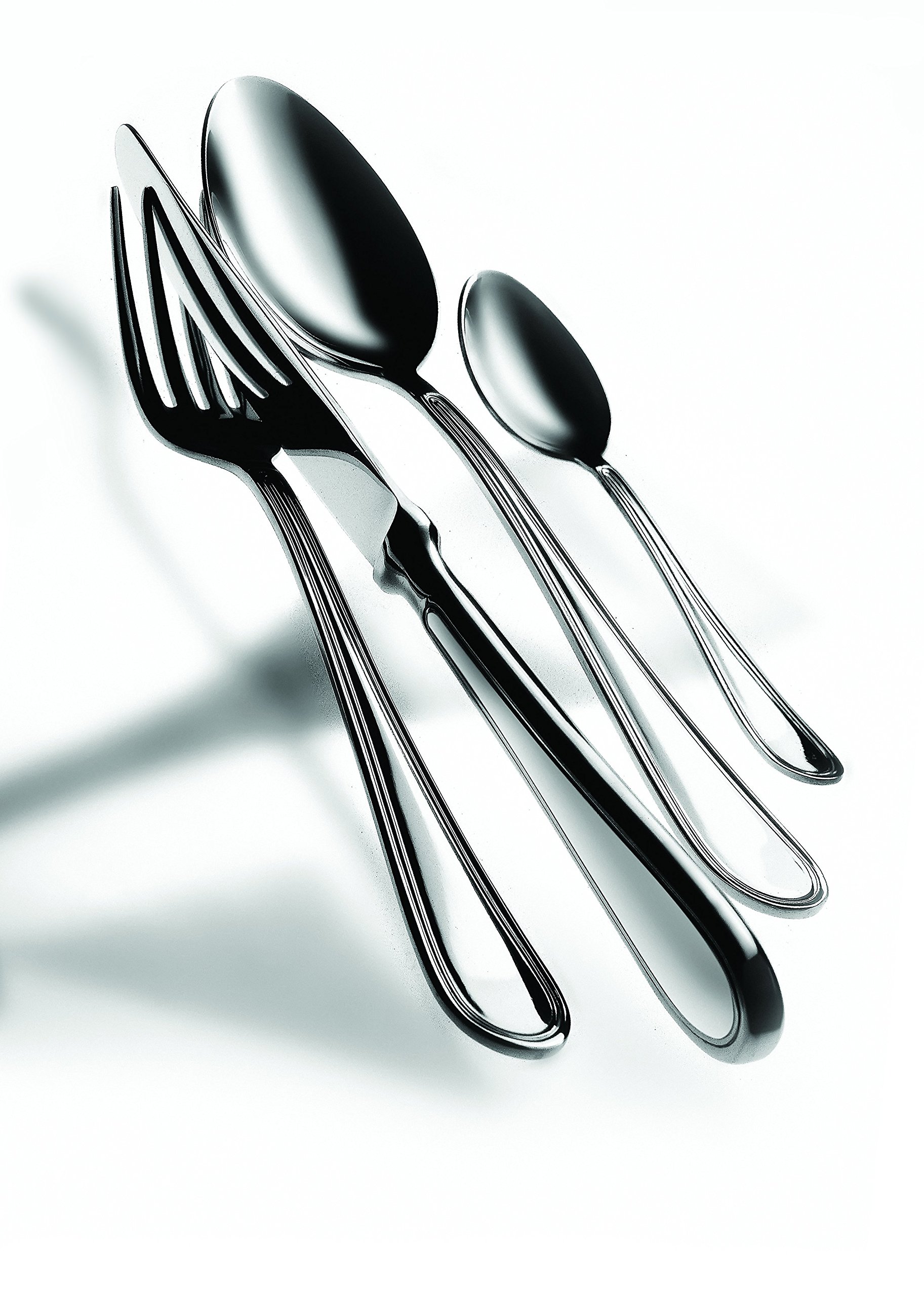 Premium MEPRA Flatware Sets - Elegant Silver Stainless Steel Cutlery for Fine Dining, Wedding Gifts & Formal Occasions