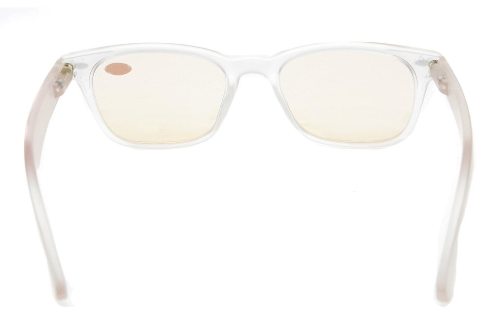Eyekepper Blue Light Blocking Computer Glasses with Anti-Glare Tinted Lenses - Matte Clear Frame +1.50 Reading Power - Reduce Eye Strain for Office Work & Gaming