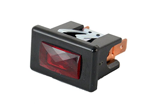 Bunn 04226.0002 Replacement Lamp - 125V Black with Red Lens - Compatible with Bunn Coffee Makers & Commercial Beverage Equipment