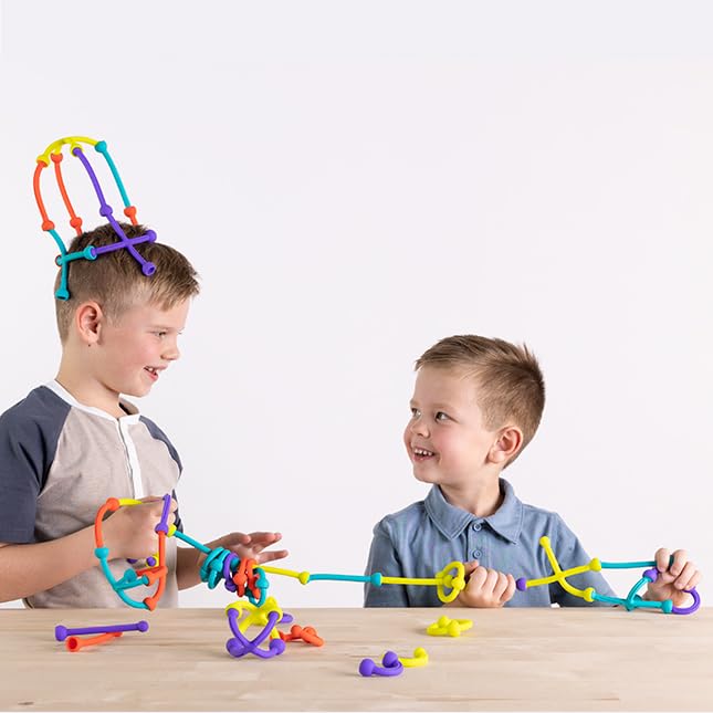 Fat Brain Toys Plip Kit - STEM Building Toys for Kids Ages 5-12 | Creative Construction Play Set for Boys & Girls | Perfect for Classroom, Birthday Gifts & Indoor Activities