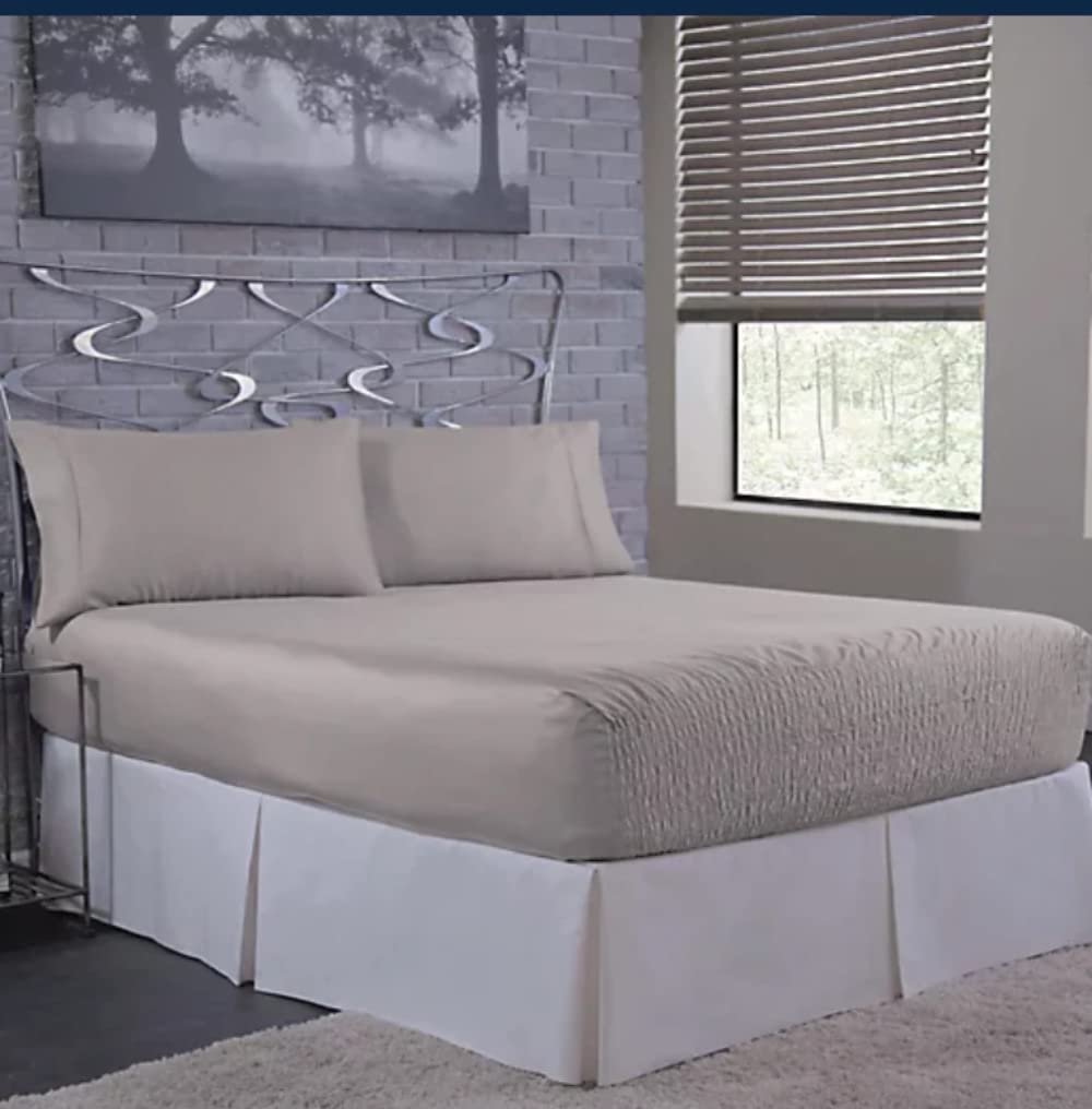 Premium 800 Thread Count King Size Bed Sheet Set - 100% Cotton Rich, Deep Pocket (7