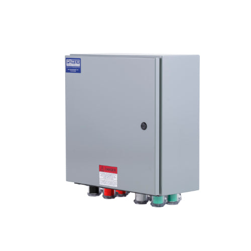 800A 240V Threaded Post Camlock Connection Box - Male Neutral for Heavy-Duty Power Distribution in Construction and Industrial Sites