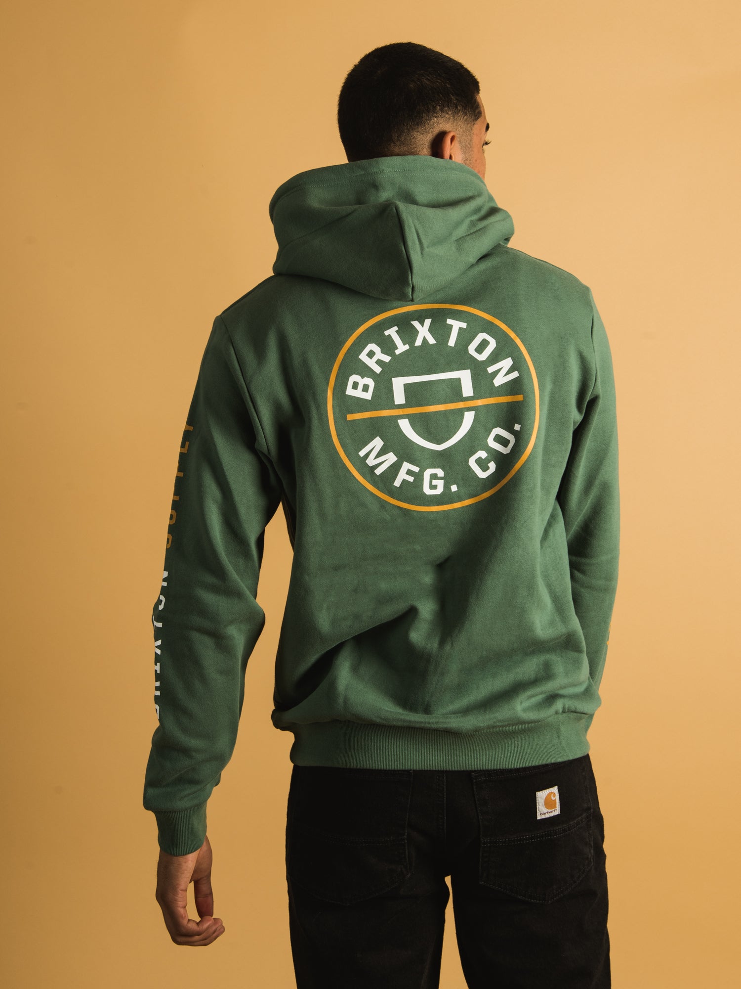Brixton Crest Pullover Hoodie for Men & Women | Soft Cotton Fleece Sweatshirt | Casual Streetwear | Perfect for Outdoor Activities & Lounge Wear