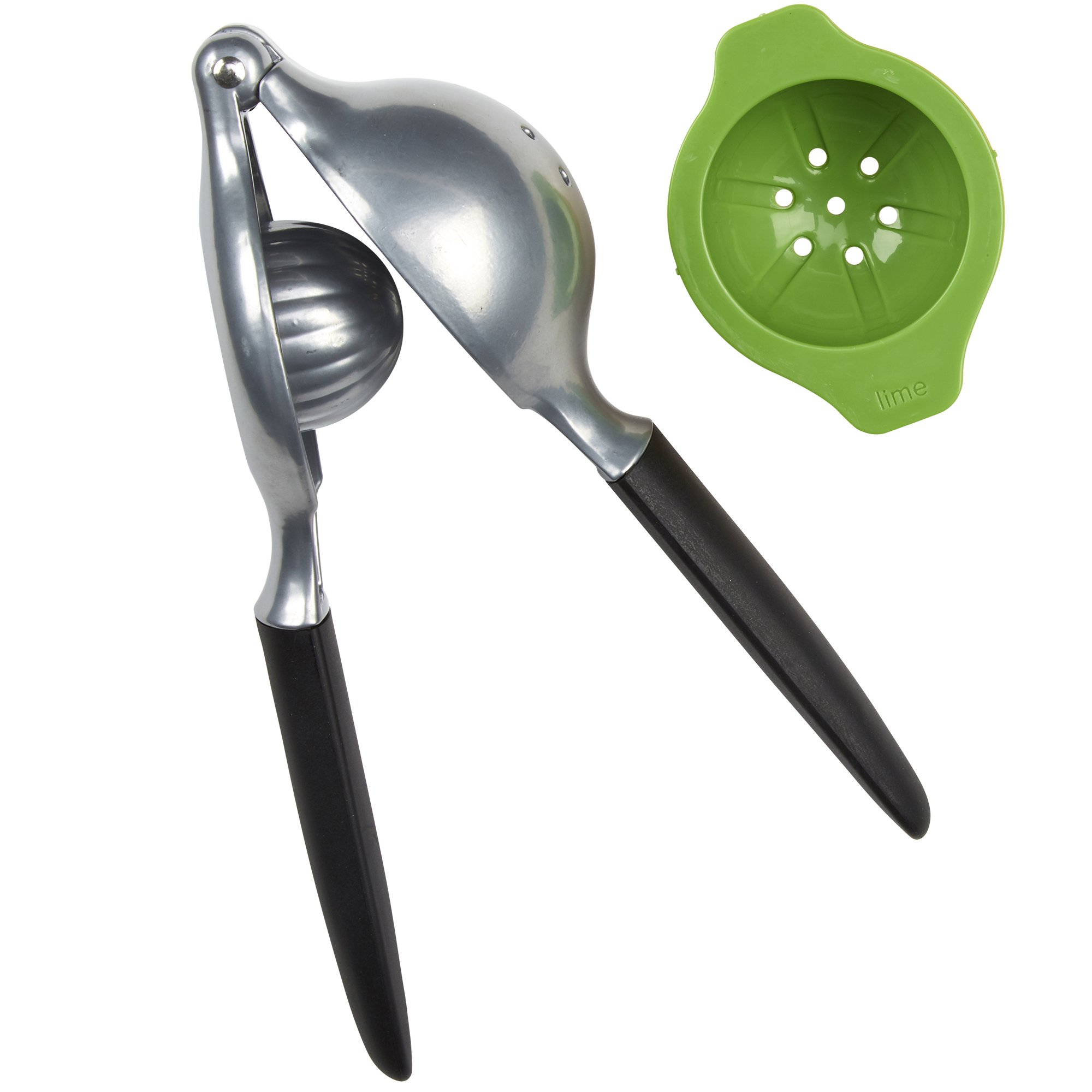 Premium Lemon and Lime Hand Juicer with Perfect Fit Inserts - Easy Squeezing for Fresh Citrus Juice at Home, Bars, and Restaurants