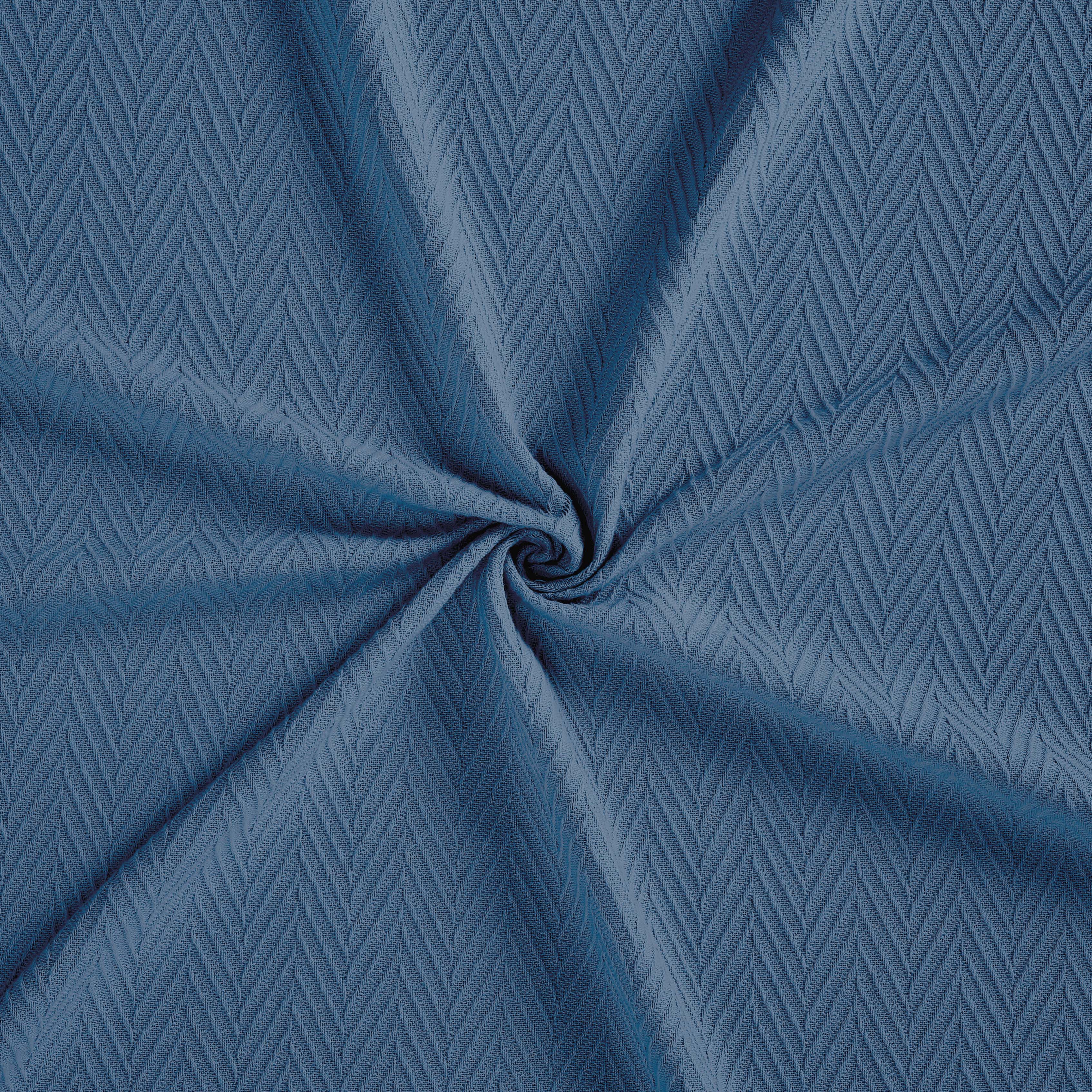 Soft All-Season Chevron Cotton Bed Blanket & Sofa Throw - Cozy Home Decor for Living Room, Bedroom, and Travel
