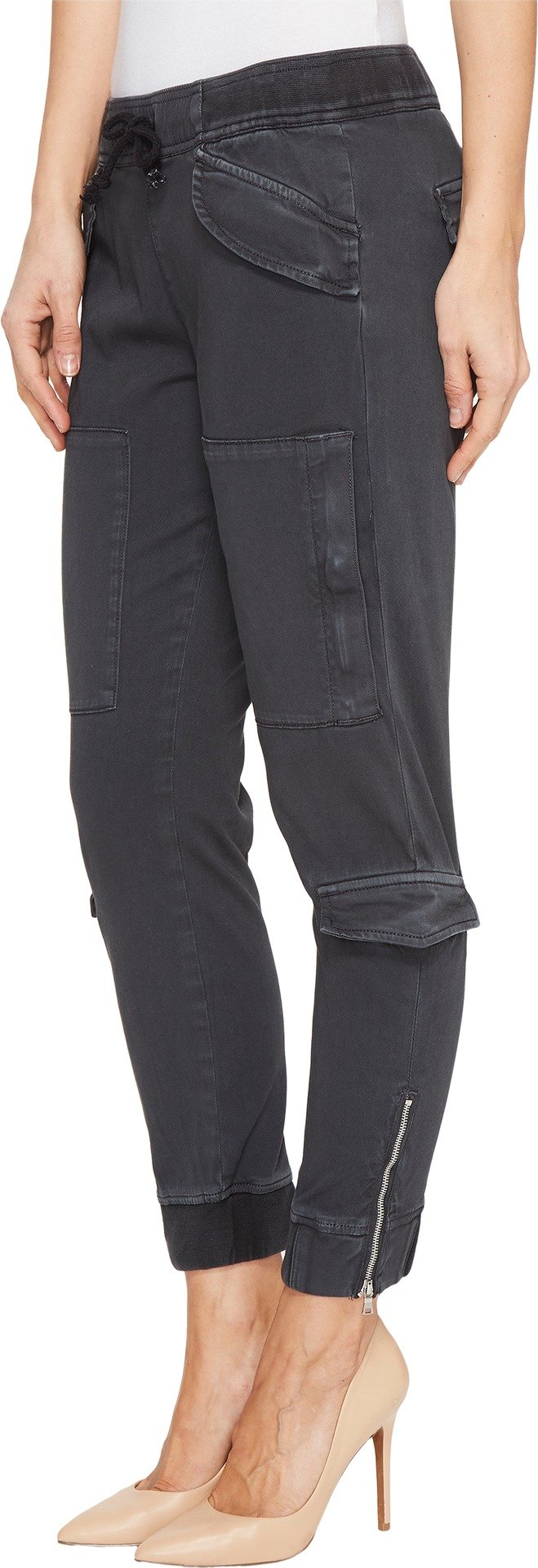 Hudson Women's Runaway Flight Pants - Blackened Charcoal | Comfortable Travel & Lounge Pants for Women | Perfect for Airplane, Yoga & Casual Wear
