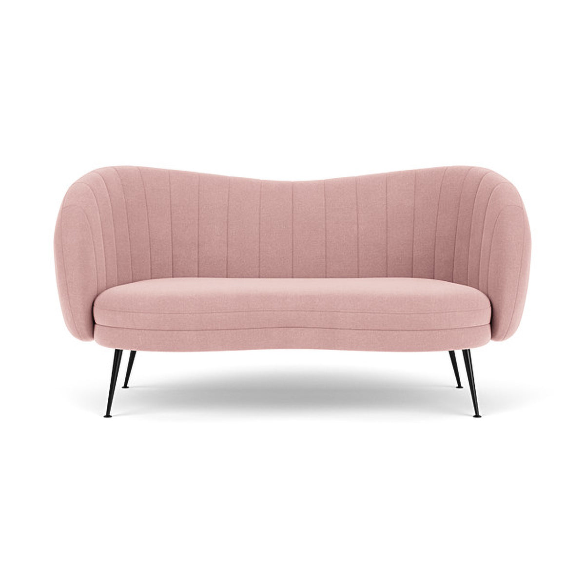Premium Flora Fabric 2-Seater Sofa - Modern Living Room Furniture for Small Spaces | Comfortable Loveseat for Apartments, Dorms & Cozy Homes