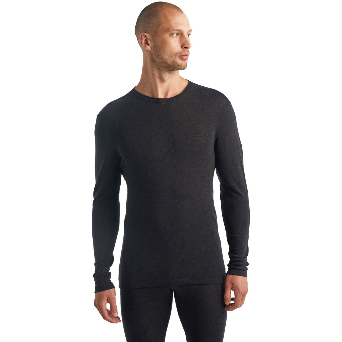 Men's Merino Wool 175 Everyday Long Sleeve Thermal Base Layer Top - Warm & Breathable for Hiking, Skiing & Winter Outdoor Activities