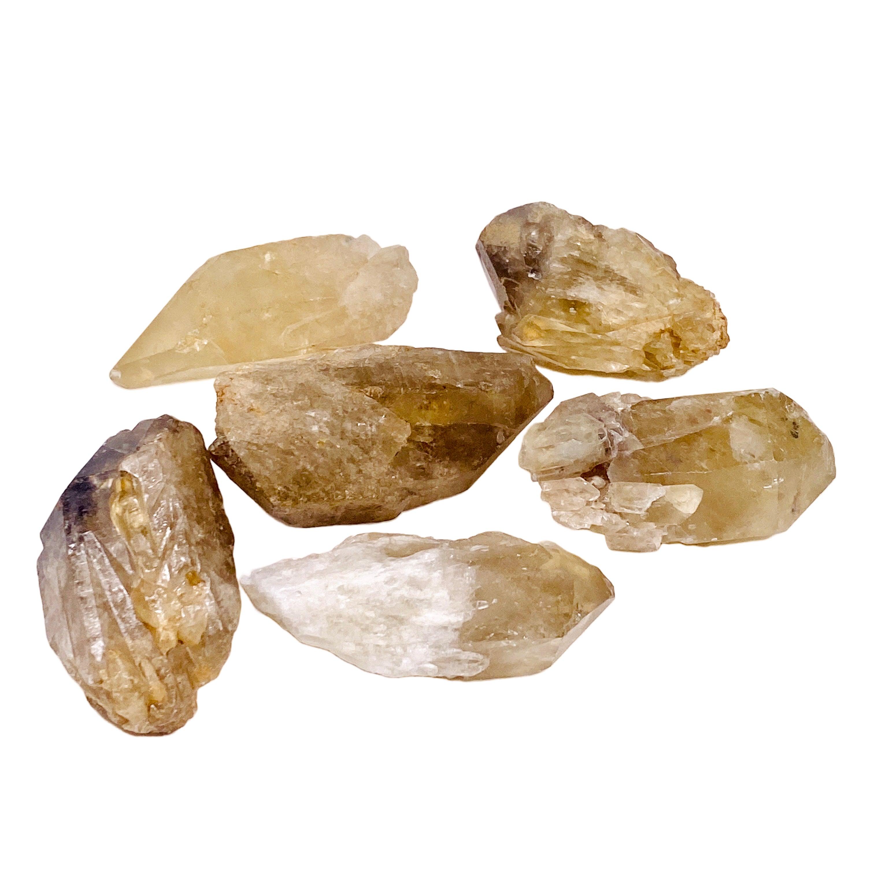 Natural Citrine Crystals for Healing & Meditation - Raw Citrine Stones for Chakra Balancing, Home Decor & Jewelry Making - Perfect for Spiritual Healing, Energy Work & Gift Giving