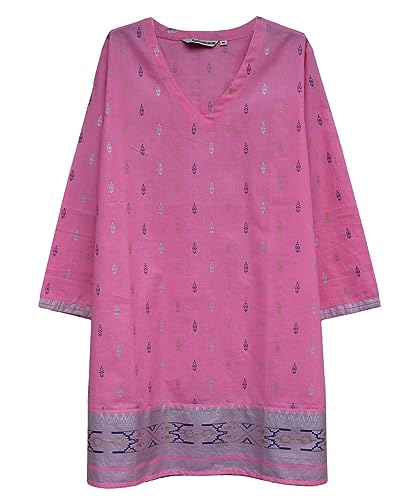 Gold/Silver Motif on Pink