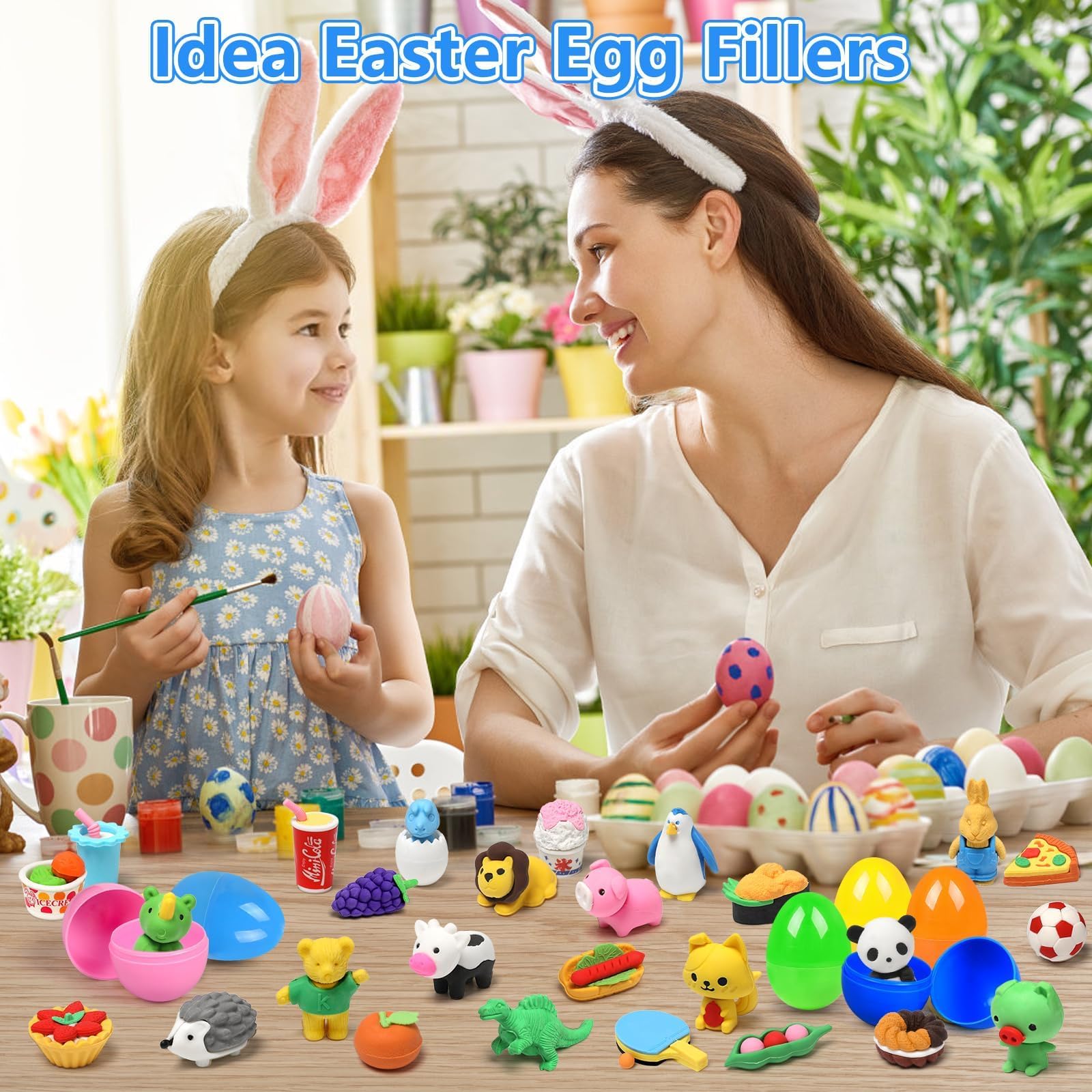 HINZER 100-Pack 3D Animal Puzzle Erasers for Kids - Fun Pull-Apart Classroom Rewards, Party Favors & School Supplies | Perfect for Treasure Box Prizes, Birthday Gifts & Back-to-School Activities