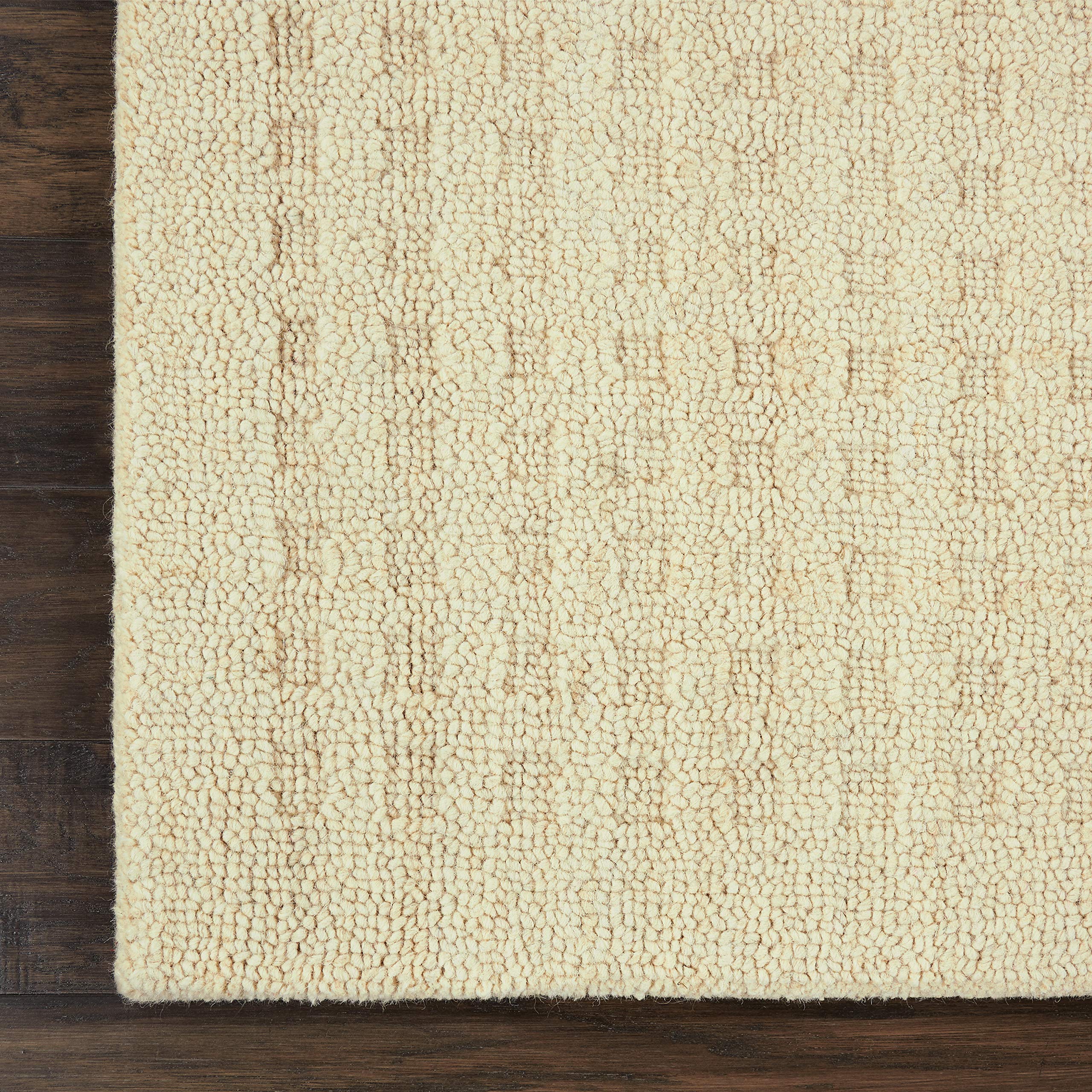 Nourison Perris Solid Ivory 2'3