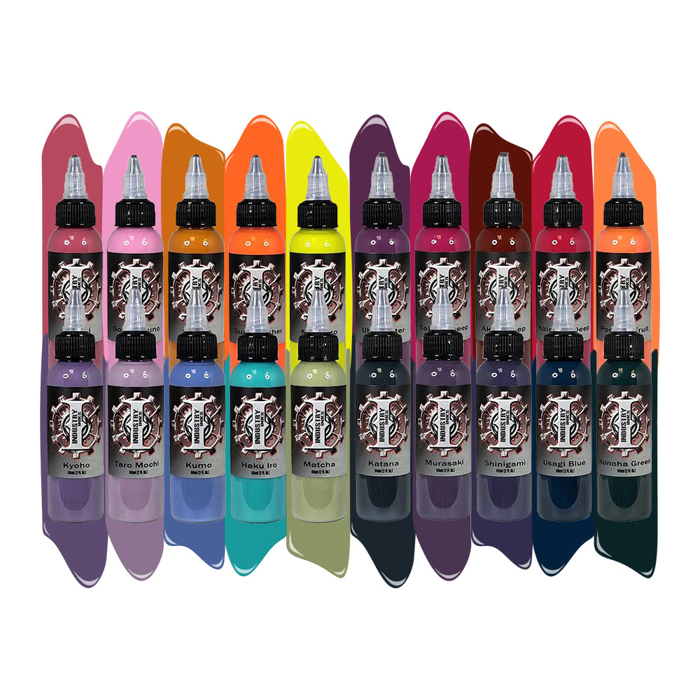 Premium Anime Color Set - Light & Dark Professional Industry Inks - Custom Size Options for Artists & Designers - Perfect for Manga, Comics & Digital Art Projects