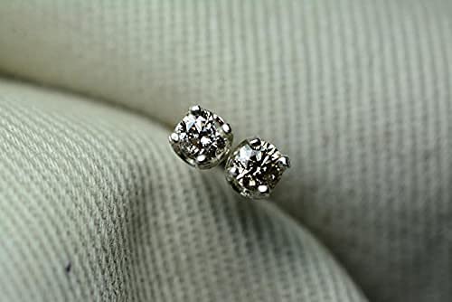 Certified 0.23 Carat Champagne Diamond Stud Earrings - Genuine Natural Diamond Jewelry for Women | Perfect Birthday, Anniversary & Christmas Gift | Elegant for Weddings, Parties & Special Occasions