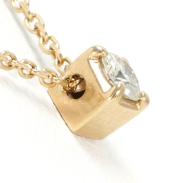 4℃ K10 Yellow Gold Diamond Necklace for Women - Elegant 14K Gold Pendant Necklace Jewelry Gift for Anniversary, Valentine's Day & Special Occasions