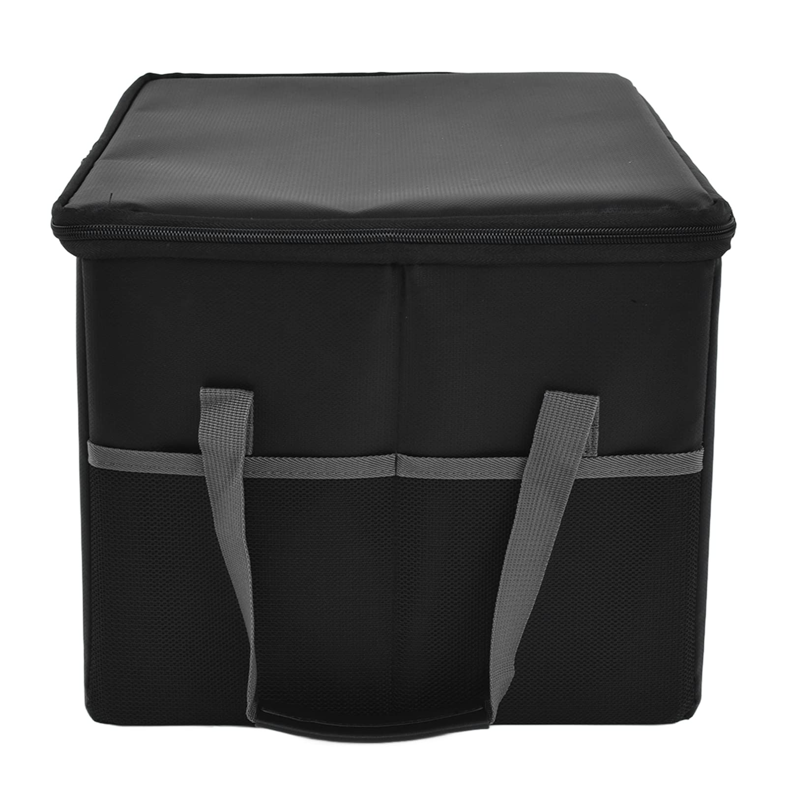 Fireproof Document Box with Reflective Strip - Waterproof & Collapsible File Organizer for Home, Office & Travel - Secure Storage for Important Papers, Passports & Cash