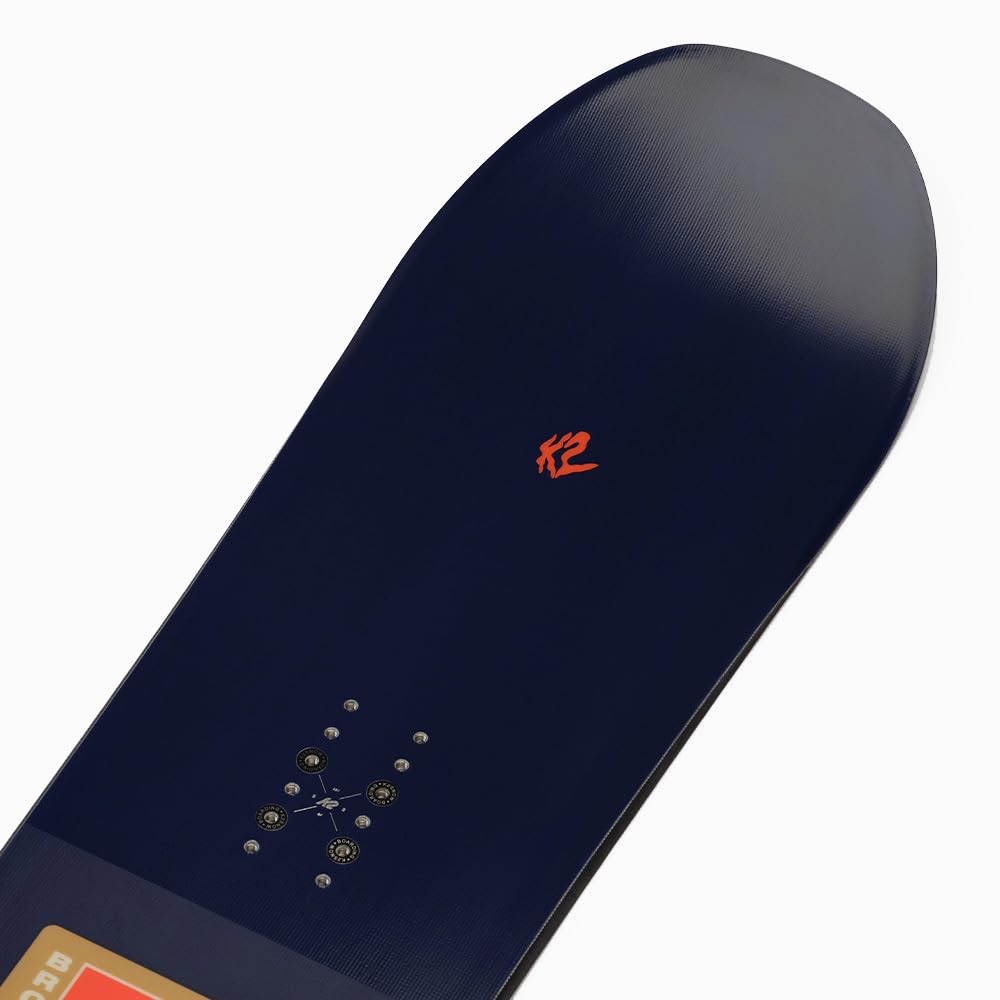 K2 Broadcast Men's Snowboard - All-Mountain Freestyle Snowboard for Men | Perfect for Powder, Park & Freeride | Durable & Lightweight Design for All-Day Riding