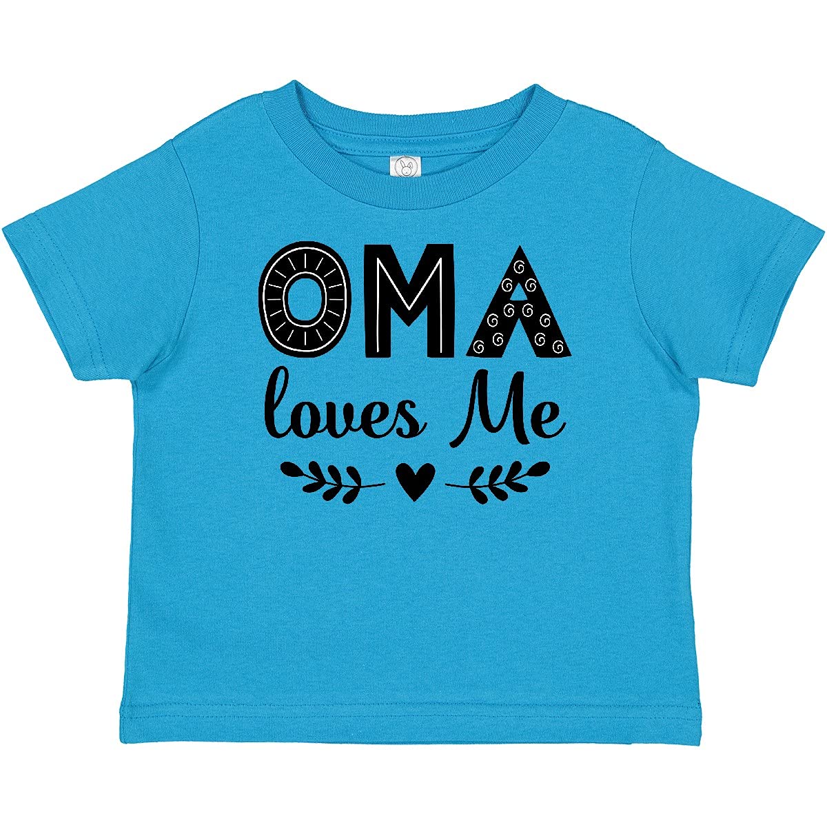 Inktastic Oma Baby Clothes - Cute Baby T-Shirt for Boys & Girls | Soft Cotton Infant Tee for Newborns, Toddlers | Perfect for Family Photos, Playdates & Everyday Wear