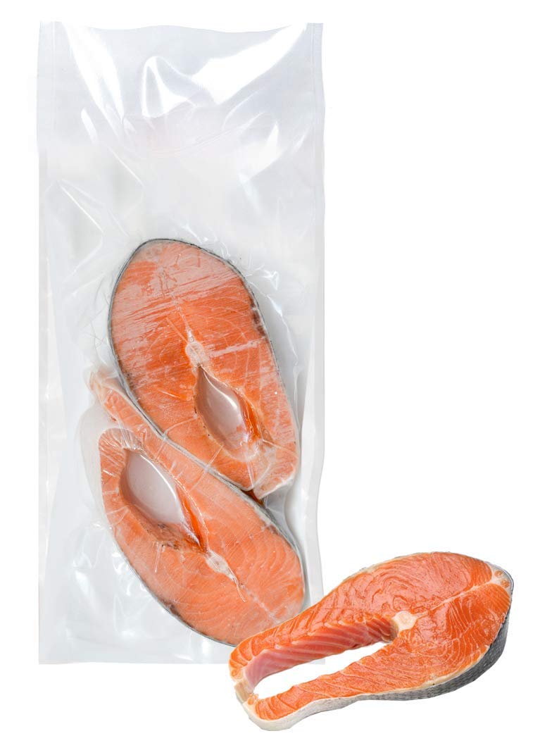 APQ 500-Pack Jumbo Laminated Vacuum Pouches 10x28 Inches - Clear Poly-Nylon Food Storage Bags, 3 Mil Thickness for Vacuum Sealing | Ideal for Meal Prep, Sous Vide, Freezer Storage & Industrial Food Packaging