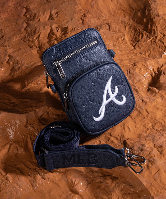 Official MLB Atlanta Braves Mini Crossbody Purse for Women - Stylish Baseball Fan Bag for Games, Travel & Everyday Use