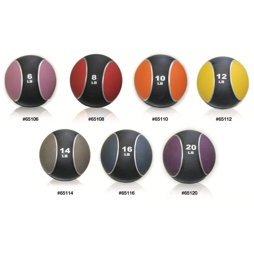 York Barbell Rubber Medicine Ball - Heavy Duty Exercise & Strength Training Equipment for Home Gym, CrossFit, and Functional Fitness Workouts