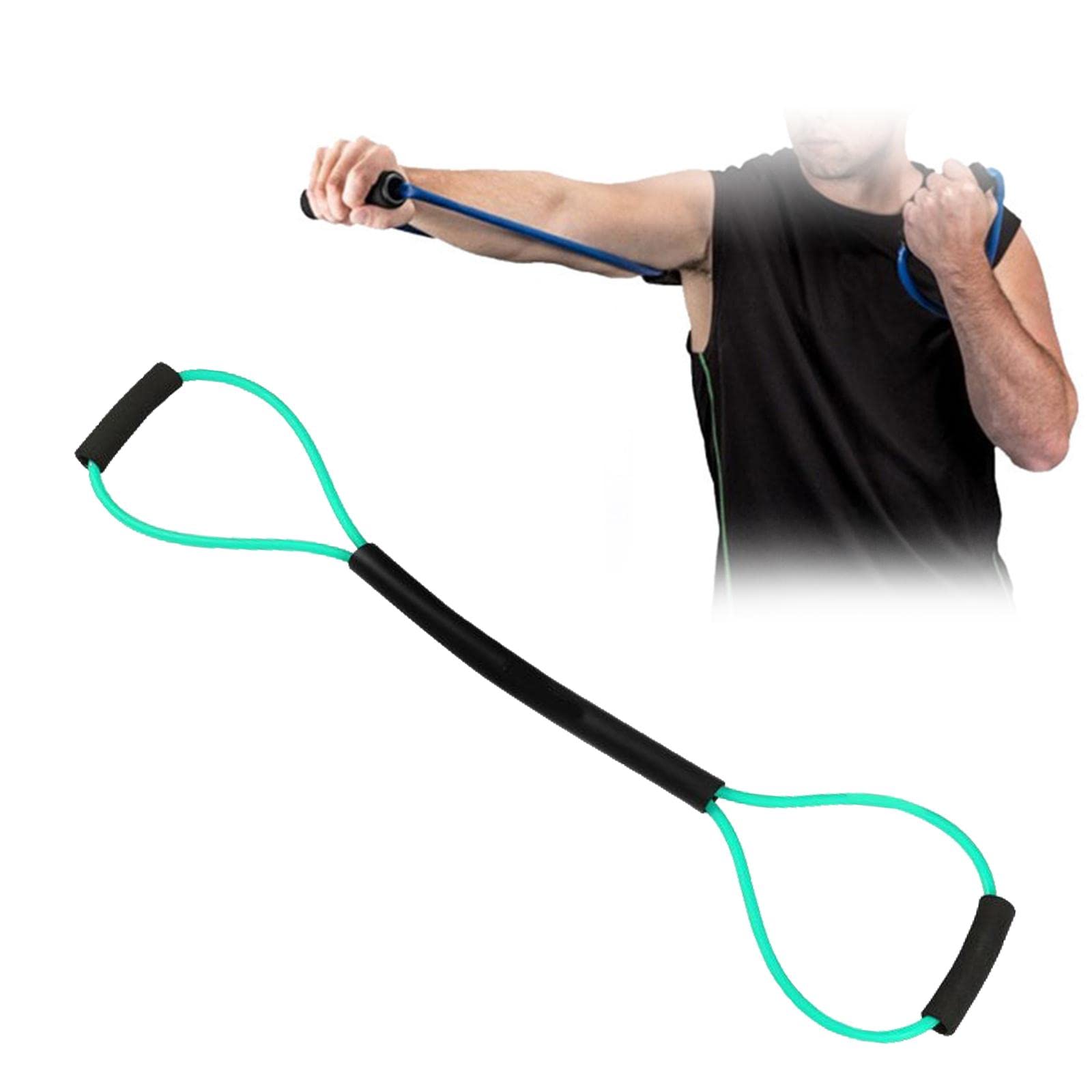 Premium Exercise Resistance Bands with Comfort Handles - Strength Training Tension Ropes for MMA, Shadow Boxing & Indoor Workouts - Ideal for Home Gym, Fitness Training & Thai Women's Workout Routine
