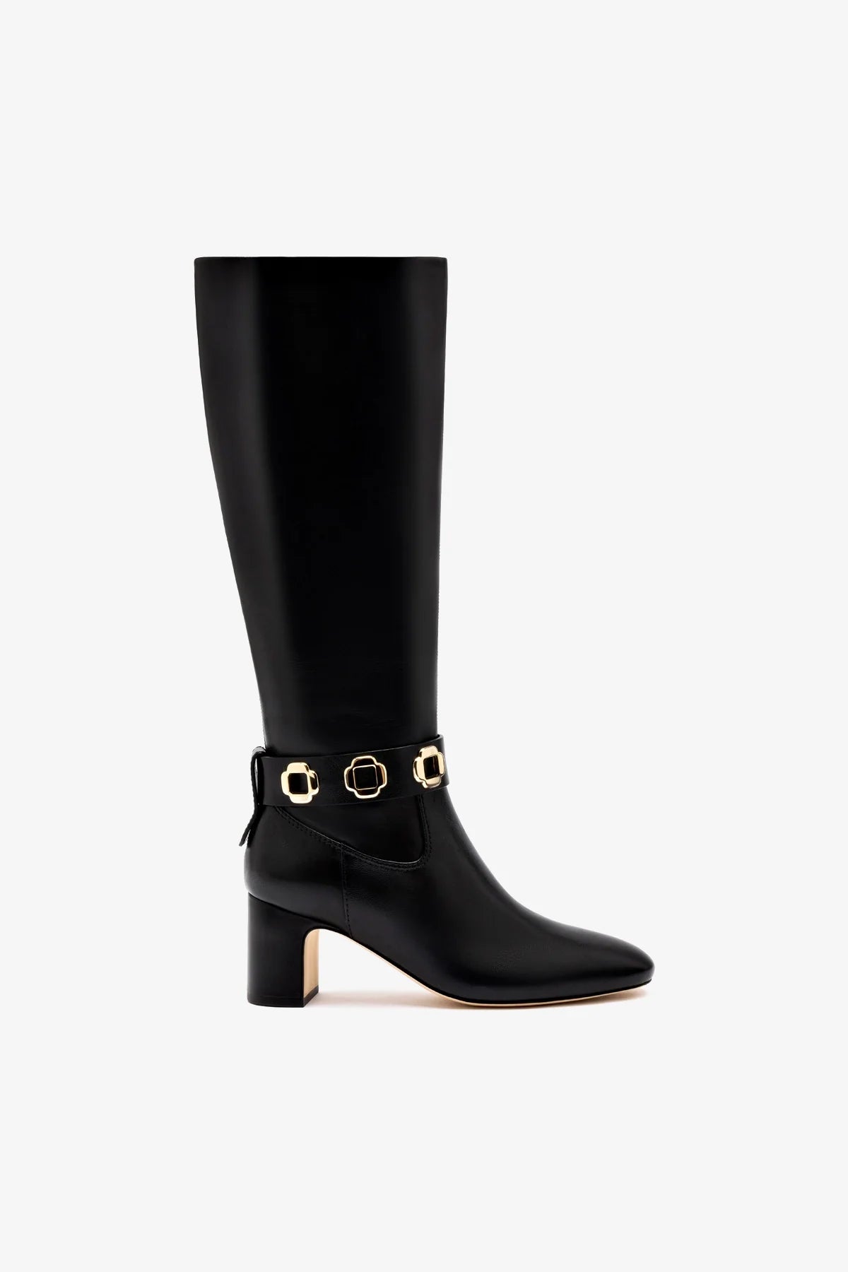 Milan Black Leather Block Boots for Women - Stylish & Comfortable Ankle Booties for Fall, Winter & Everyday Wear