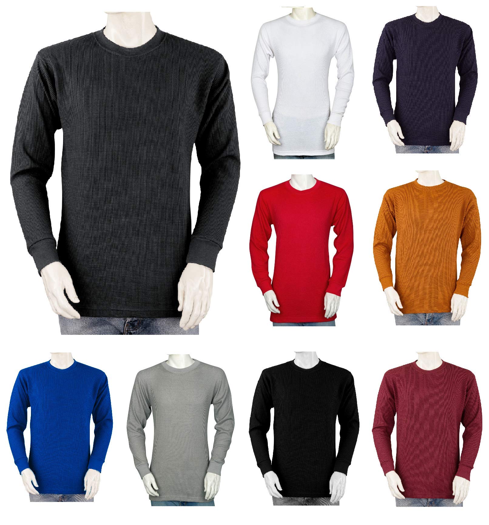 Men's Heavyweight Thermal Shirt for Big & Tall - Warm Winter Base Layer for Outdoor Activities, Hunting, and Cold Weather Work