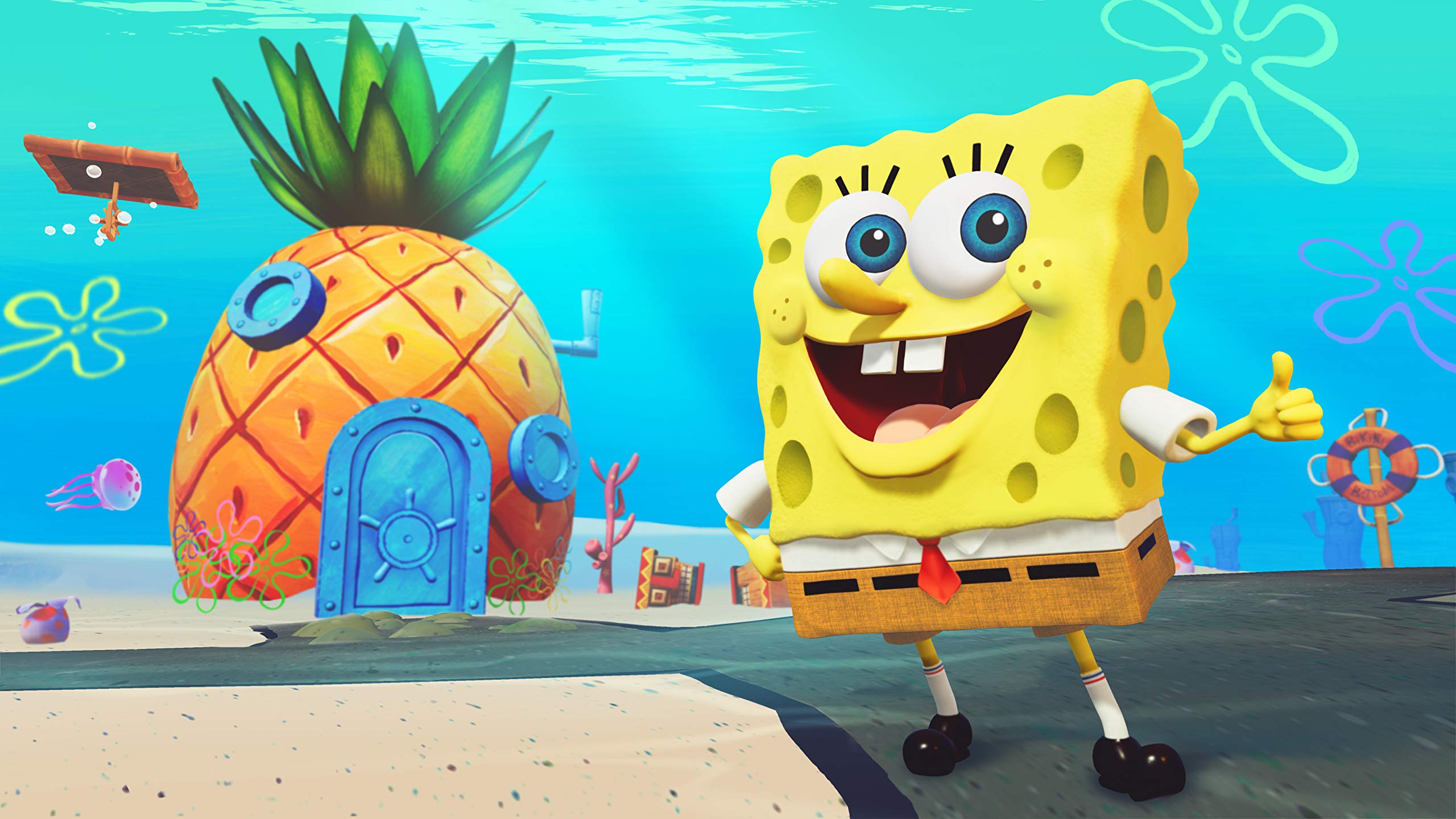 Spongebob Squarepants: Battle for Bikini Bottom - Rehydrated F.U.N. Edition for PS4 | Remastered Adventure Game | Perfect for Kids & Family Game Night