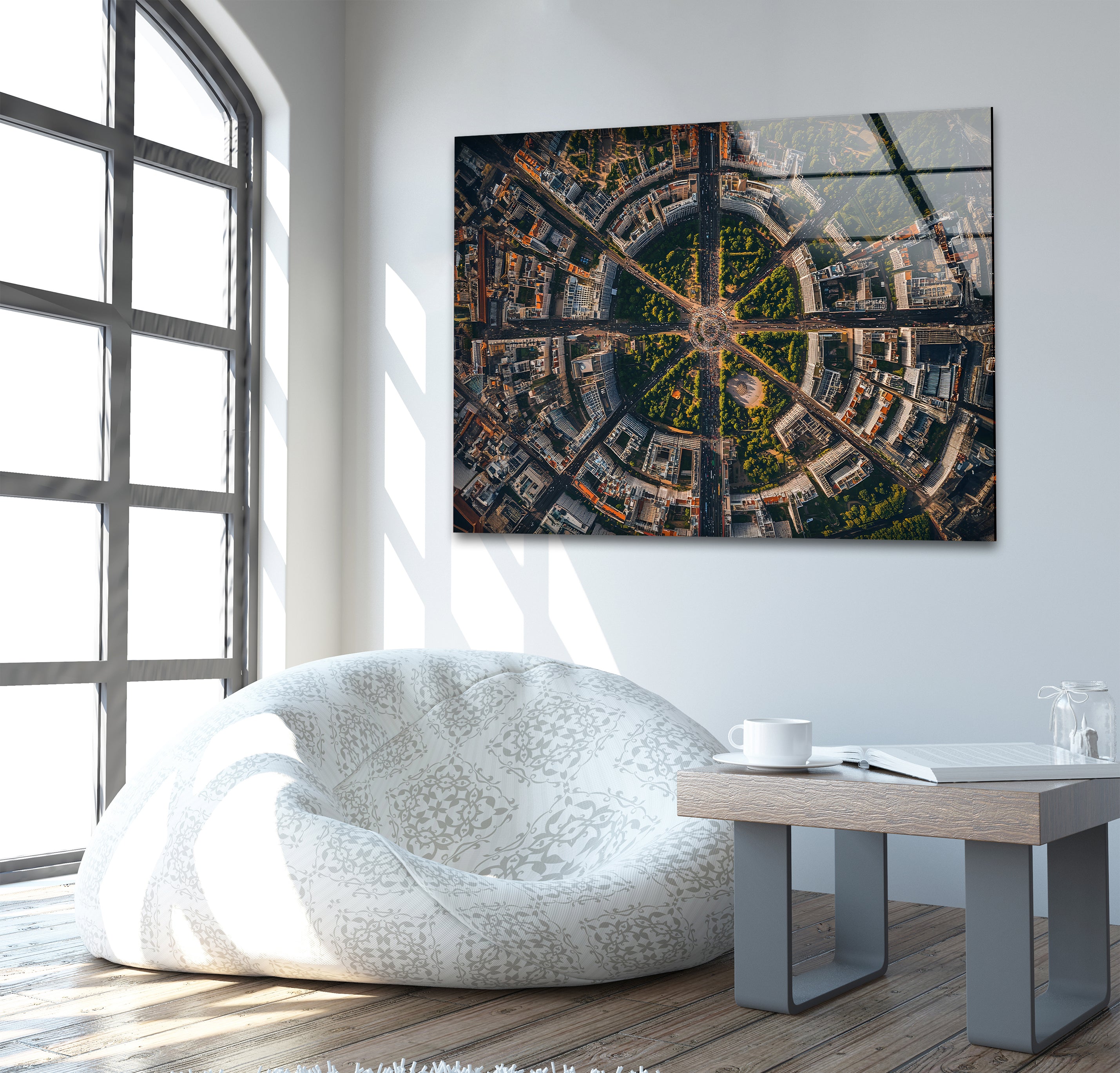 Berlin City Skyline Glass Wall Art - Modern Home & Office Decor - Perfect for Living Room, Bedroom, or Workspace