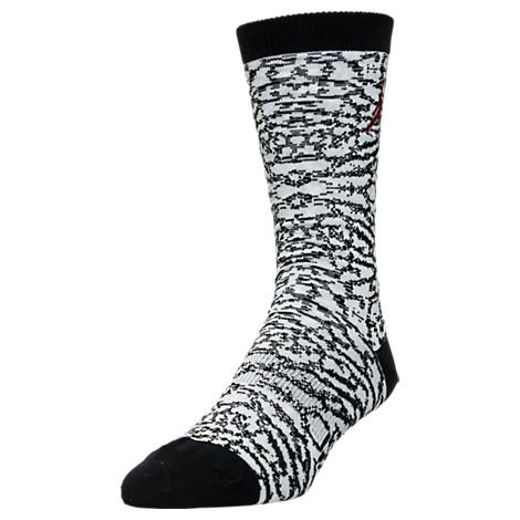 Jordan Seasonal Print Crew Socks for Men - 724930 - Comfortable Athletic Socks for Basketball, Running & Casual Wear